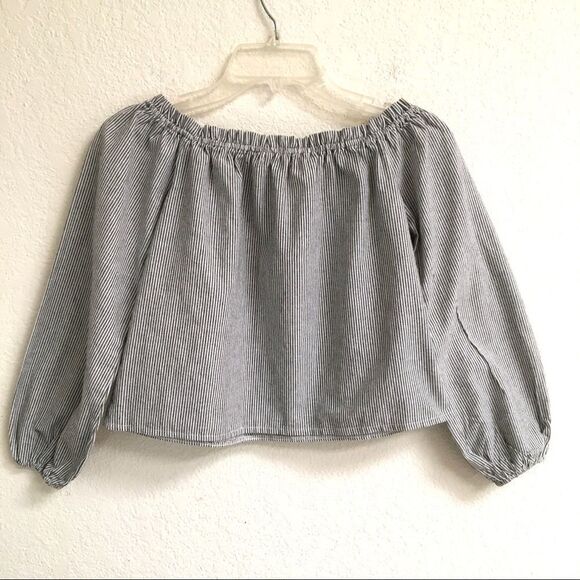 Brandy Melville off the shoulder crop top S - Picture 5 of 8
